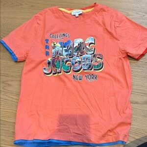 Marc Jacobs Kids Coral Graphic Tee